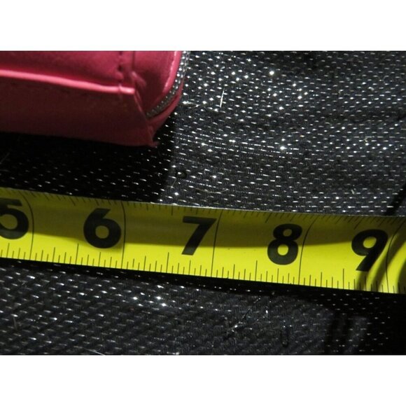 Dior Cosmetic Makeup Beauty Pouch Clutch Hot Pink D Embellished Zipper Charm - Picture 8 of 12